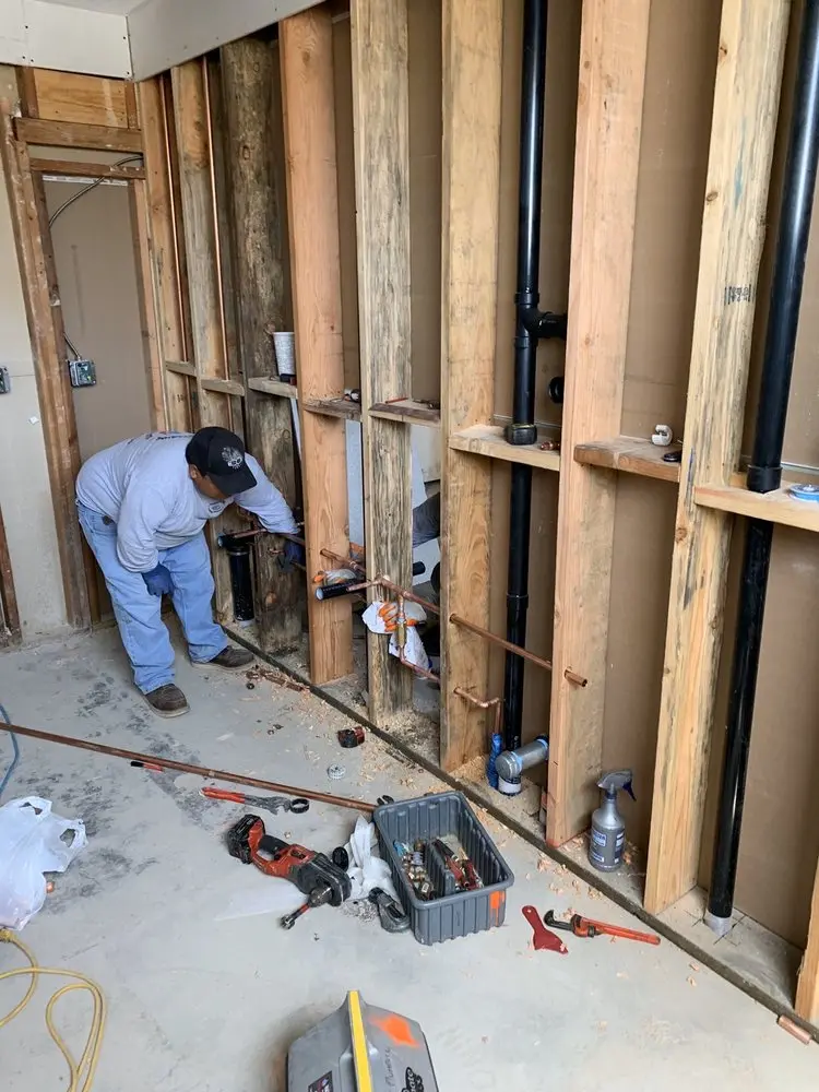 Commercial rough-in plumbing for Commercial Plumbing in Central Rockville